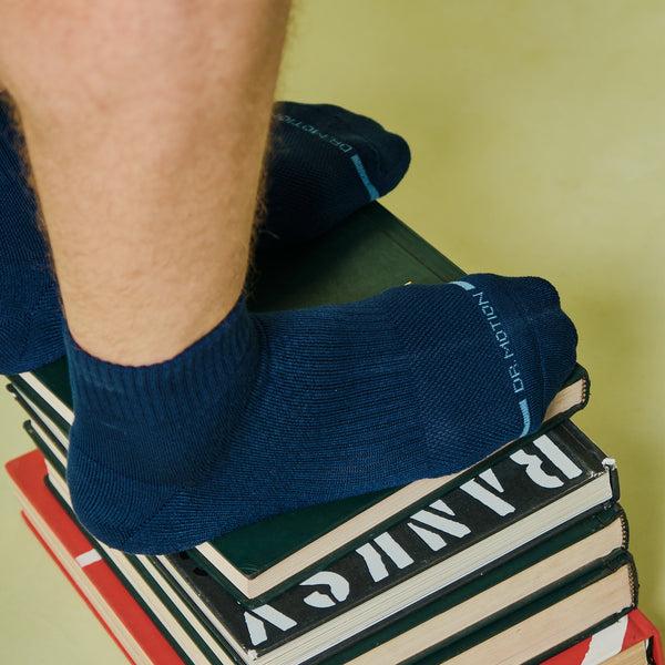Dr. Motion Basic Marl | Quarter Compression Socks For Men