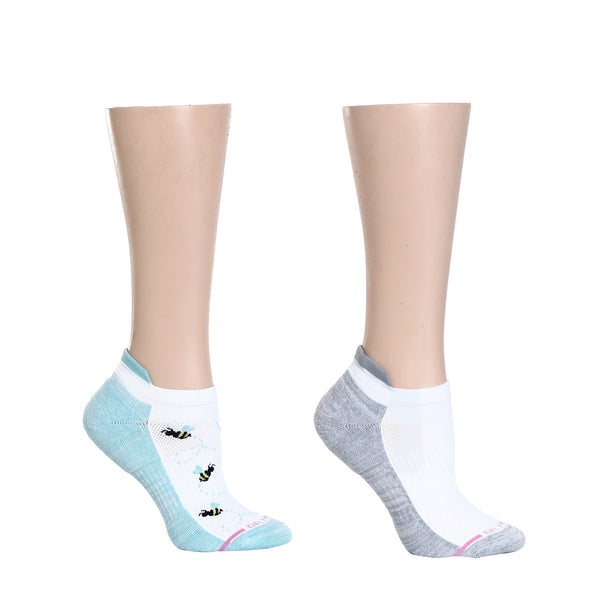 dr. motion Buzzing Bees | Ankle Compression Socks For Women