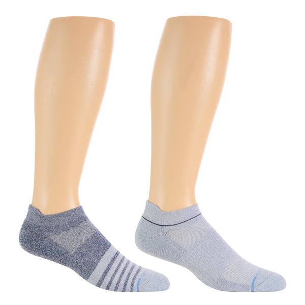 dr. motion Contrast Stripe | Ankle Compression Socks For Men