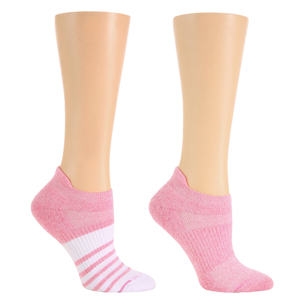 Dr. Motion Contrast Stripe | Ankle Compression Socks For Women