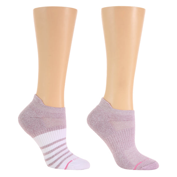 dr. motion Contrast Stripe | Ankle Compression Socks For Women