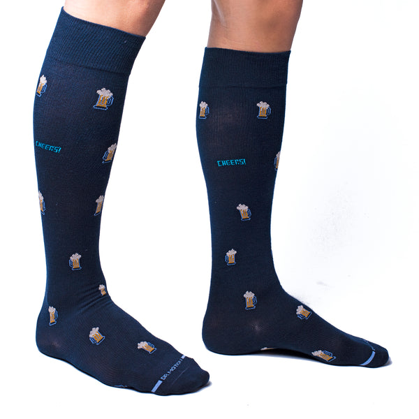 Dr. Motion Beer | Knee-High Compression Socks For Men