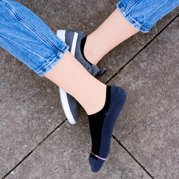 Dr. Motion Solid | Liner Compression Socks For Women