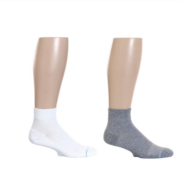 Dr. Motion Solid | Quarter Compression Socks For Men