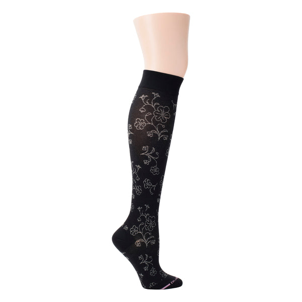 dr. motion Floral Pattern | Knee-High Compression Socks For Women