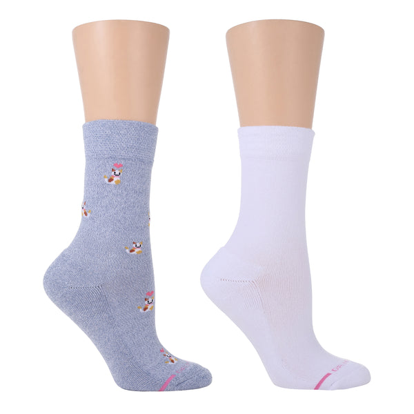 dr. motion Happy Cats | Diabetic Half-Cushion Socks For Women