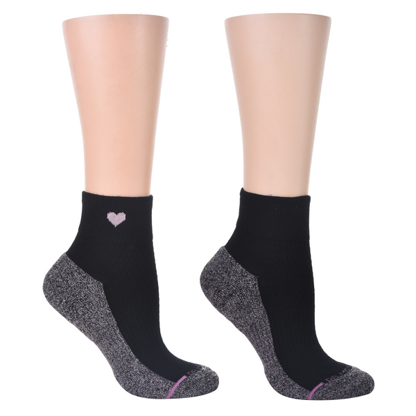 dr. motion Heart | Quarter Compression Socks For Women
