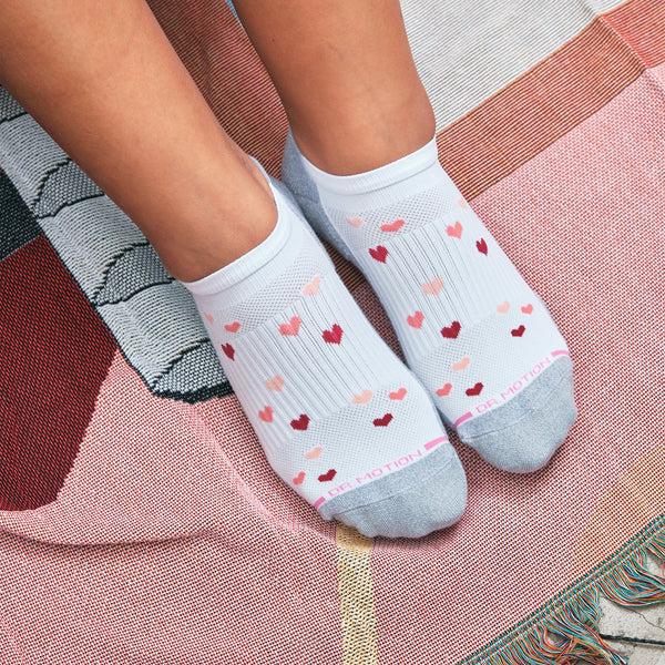 Dr. Motion Heart Trio | Ankle Compression Socks For Women