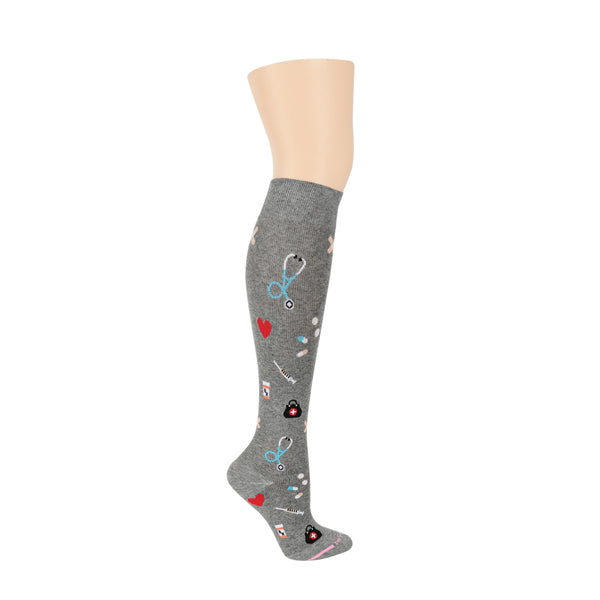 dr. motion Medical Icons | Knee-High Compression Socks For Women