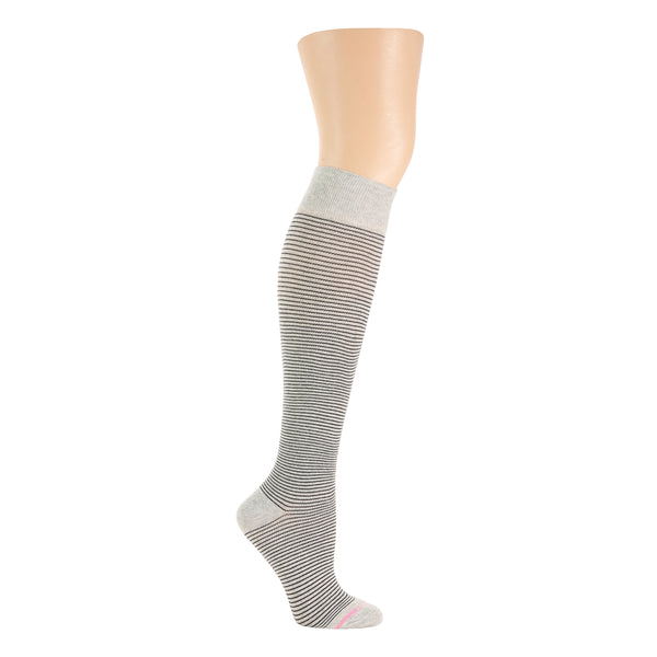 dr. motion Microstripe | Knee-High Compression Socks For Women