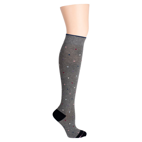 Dr. Motion Mini Hearts | Knee-High Compression Socks For Women