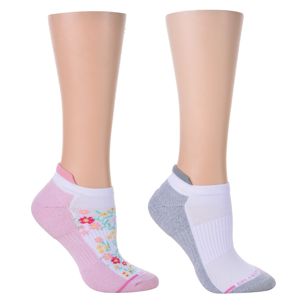 dr. motion Multicolored Wildflower | Ankle Compression Socks For Women