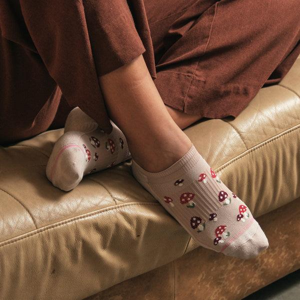 Dr. Motion Mushroom | Ankle Compression Socks For Women