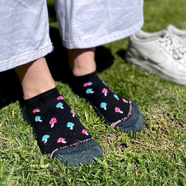 Dr. Motion Mushrooms | Ankle Compression Socks For Women
