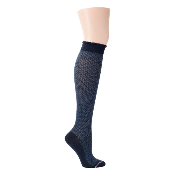 Dr. Motion Neat Plaiting | Knee-High Compression Socks For Women