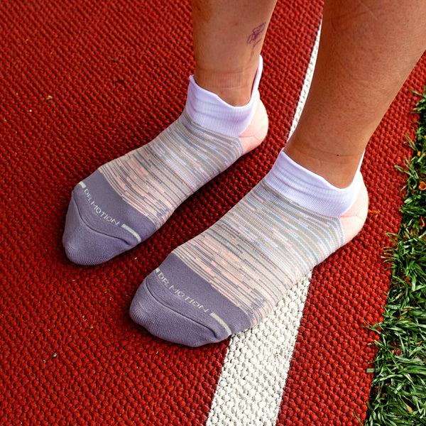 Dr. Motion Ombre Colorblock | Performance Ankle Compression Socks For Women