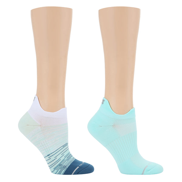Dr. Motion Ombre Colorblock | Performance Ankle Compression Socks For Women