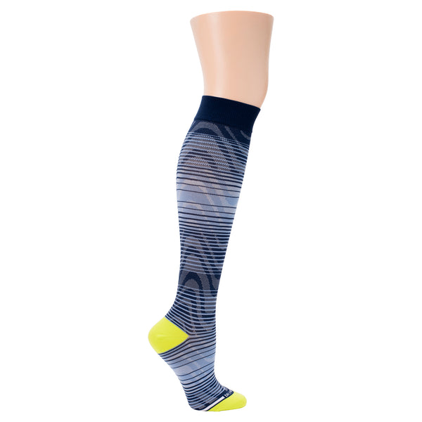 Dr. Motion Ombre Waves | Athleisure Compression Socks For Men & Women