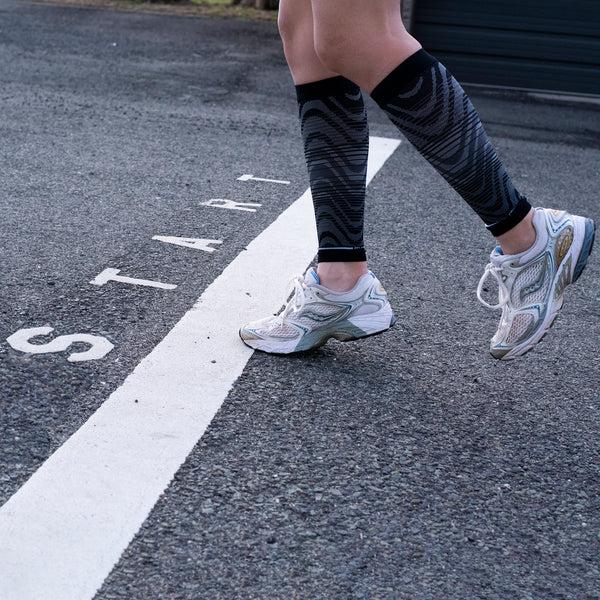 Dr. Motion Ombre Waves | Compression Calf Sleeves For Men & Women