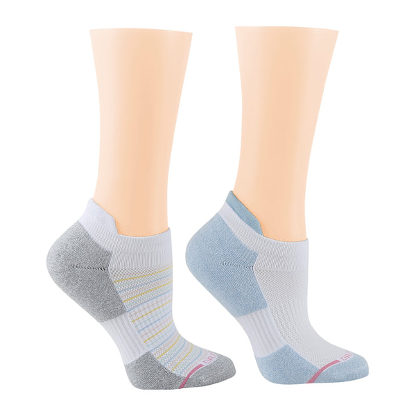 dr. motion Pin Stripe | Ankle Compression Socks For Women