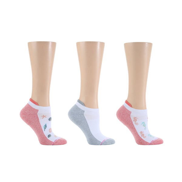 dr. motion Seashells | Ankle Compression Socks For Women