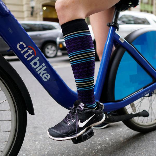 Dr. Motion Soft Aztec | Athleisure Compression Socks For Men & Women