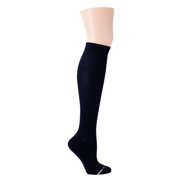 Dr. Motion Solid Half-Cushion | Knee-High Compression Socks For Women