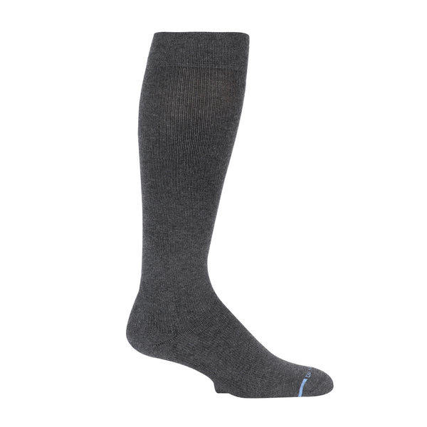 Dr. Motion Solid Half Cushion | Knee-High Compression Socks For Men