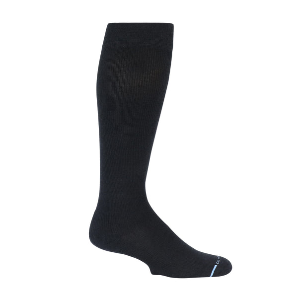 Dr. Motion Solid Half Cushion | Knee-High Compression Socks For Men