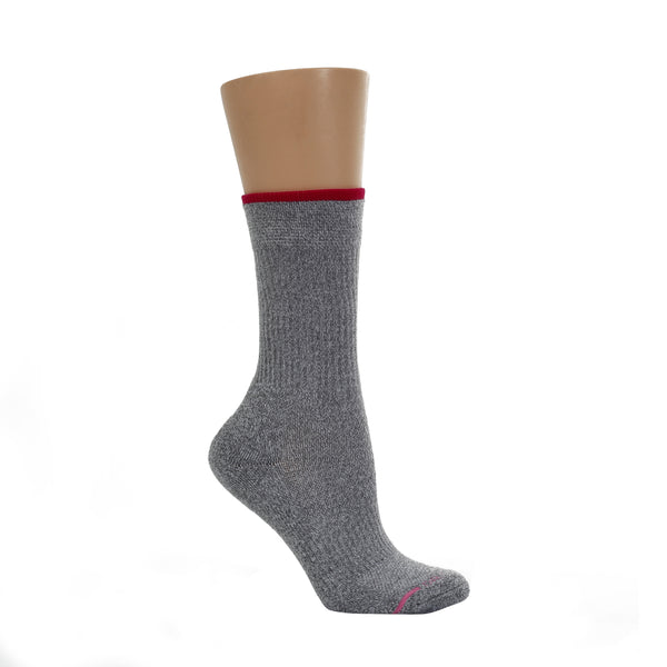 dr. motion Solid Medium Weight | Compression Outdoor Medium Weight Crew For Women
