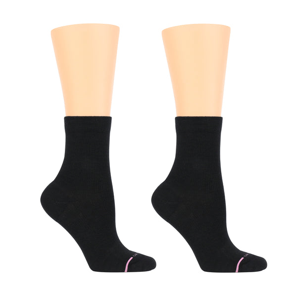 Dr. Motion Solid | Mid-Crew Compression Socks For Women