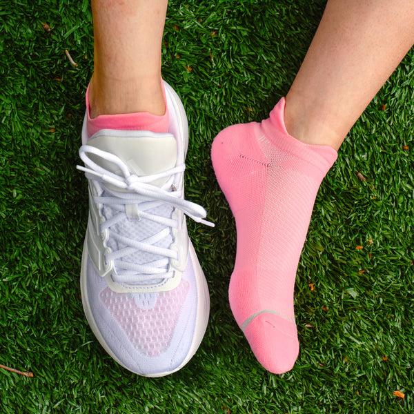 Dr. Motion Solid Texture | Performance Ankle Compression Socks For Women