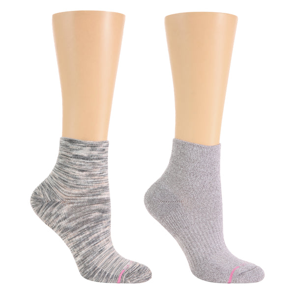 dr. motion Spacedye | Quarter Compression Socks For Women
