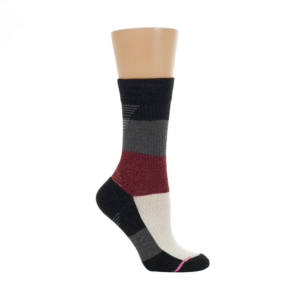 Dr. Motion Speed Lines | Compression Outdoor Medium Weight Crew For Women
