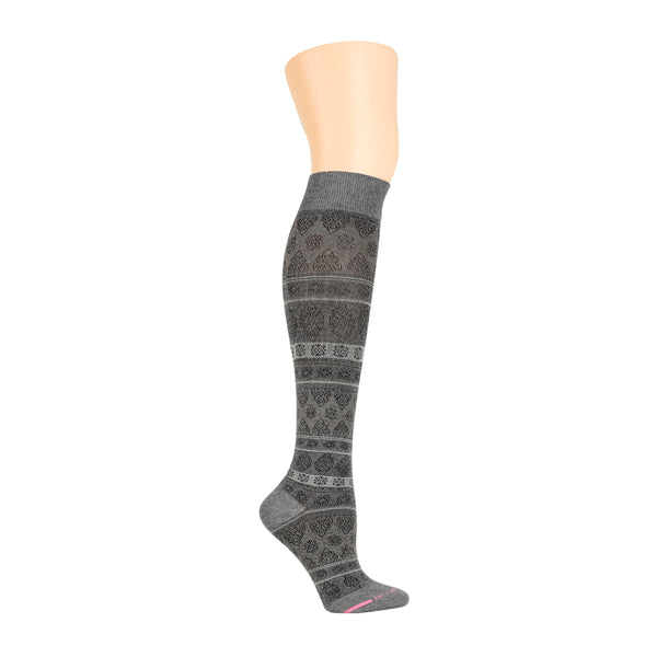 dr. motion Striped Pattern | Knee-High Compression Socks For Women
