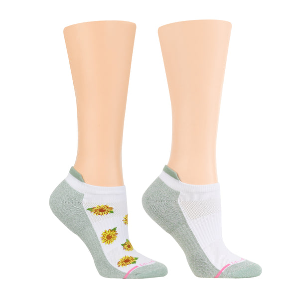 dr. motion Sunflowers | Ankle Compression Socks For Women