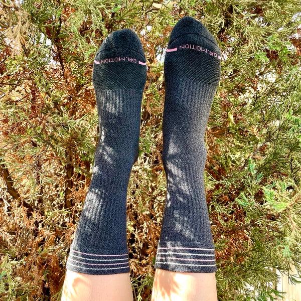 Dr. Motion Thin Stripes | Compression Outdoor Medium Weight Crew For Women