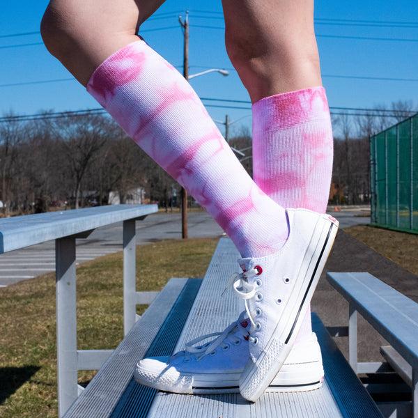 Dr. Motion Tie Dye | Knee-High Compression Socks For Women