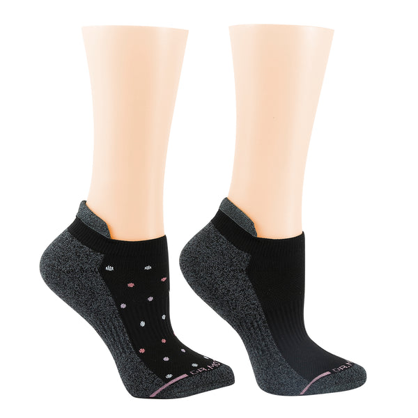 dr. motion Tri Color Dots | Ankle Compression Socks For Women