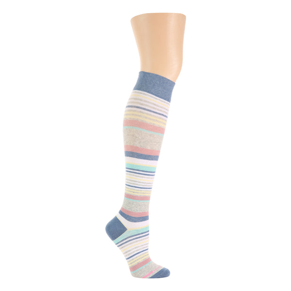 dr. motion Variety Stripe | Knee-High Compression Socks For Women