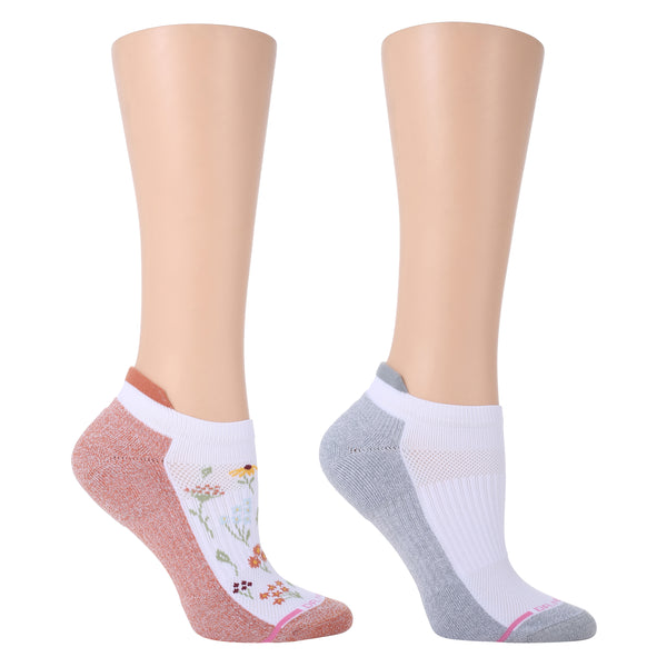 dr. motion Wildflowers | Ankle Compression Socks For Women
