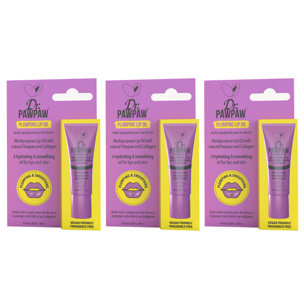 dr. pawpaw Plumping Lip Oil Trio Pack