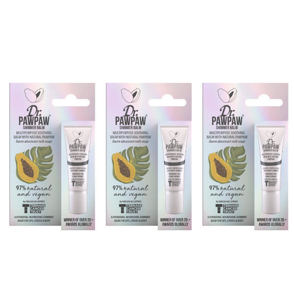 dr. pawpaw Shimmer Balm 10ml Trio Pack