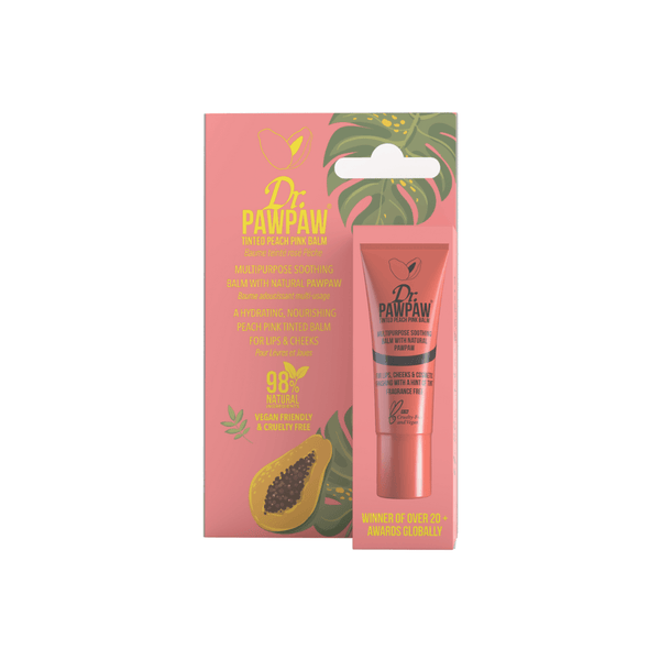 Dr. Pawpaw Tinted Peach Pink Lip Balm - 10ml