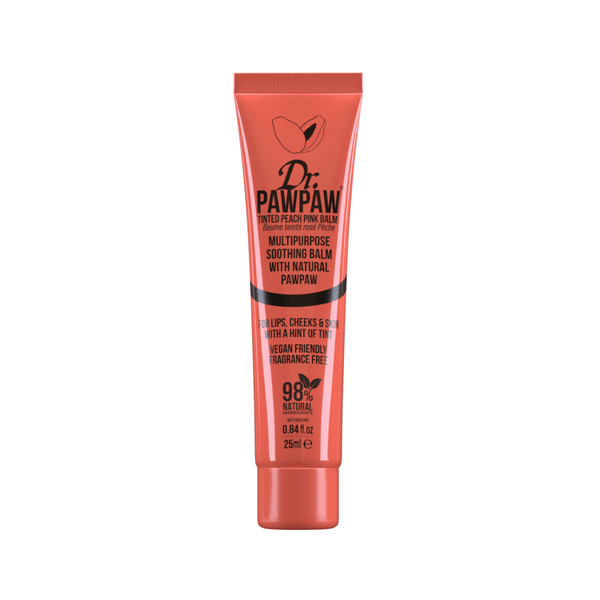 Dr. Pawpaw Tinted Peach Pink Lip Balm - 25ml