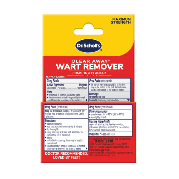 Dr. Scholls Clear Away Fast-Acting Liquid Wart Remover
