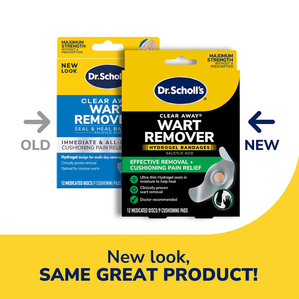 Dr. Scholls Clear Away® Wart Removers Seal & Heal Bandage With Hydrogel Technology