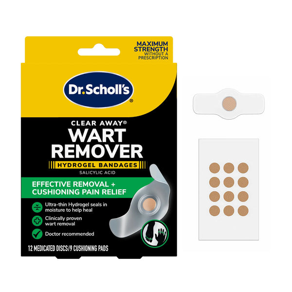 dr. scholls Clear Away® Wart Removers Seal & Heal Bandage with Hydrogel Technology