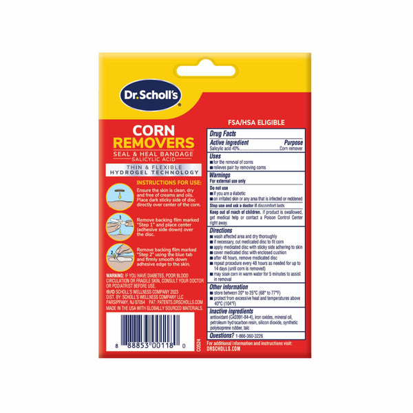 Dr. Scholls Corn Removers Seal & Heal Bandage With Hydrogel Technology