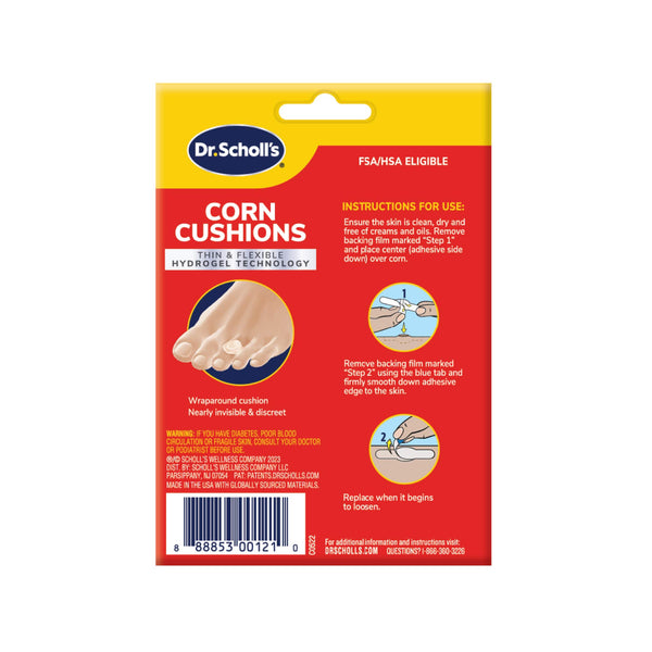 Dr. Scholls Corn Cushions With Hydrogel Technology